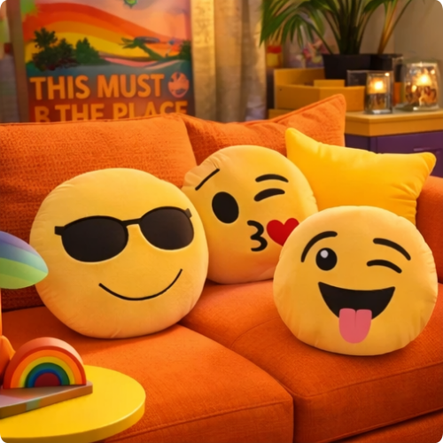 Pop Emoji Pillow
