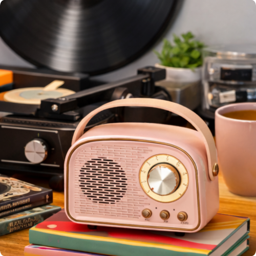 Mini Retro Bluetooth Radio