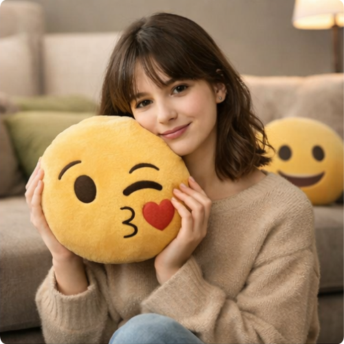 Pop Emoji Pillow