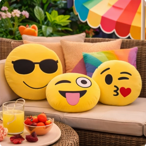 Pop Emoji Pillow