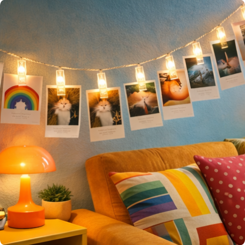 LED Clip-on Photo String Lights