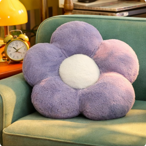 Soft, Colorful Flower Cushion