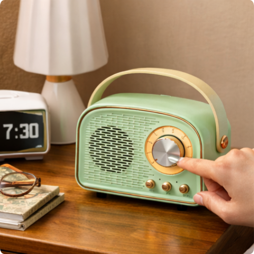 Mini Retro Bluetooth Radio