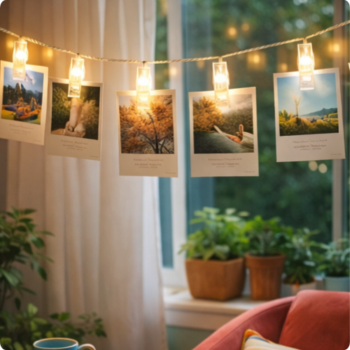 LED Clip-on Photo String Lights