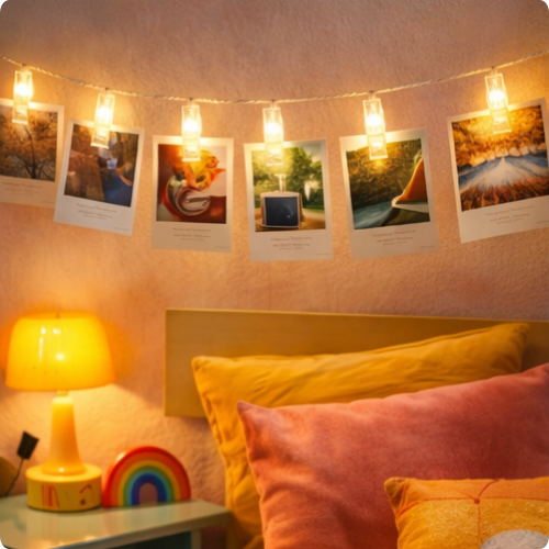 LED Clip-on Photo String Lights