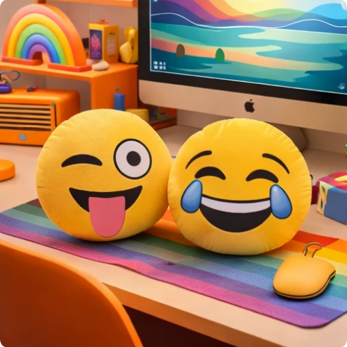 Pop Emoji Pillow