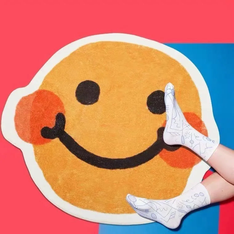Smiley Flower Non-Slip Mat