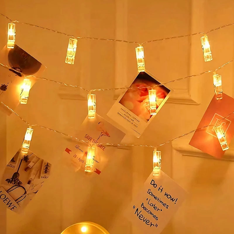 LED Clip-on Photo String Lights