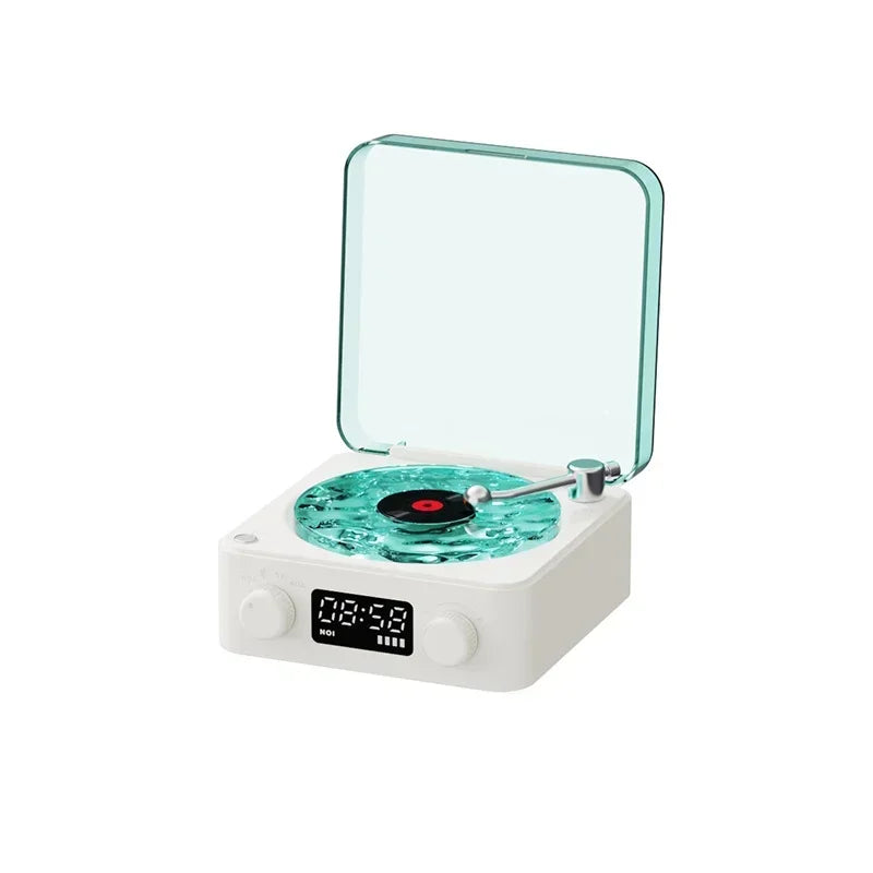 Retro Light-Up Bluetooth Record Player Speaker