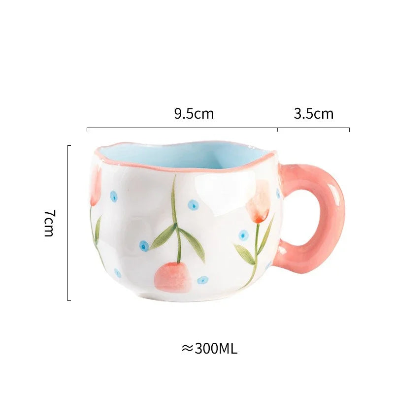 Hand-Painted Korean Mug (30cl) 
