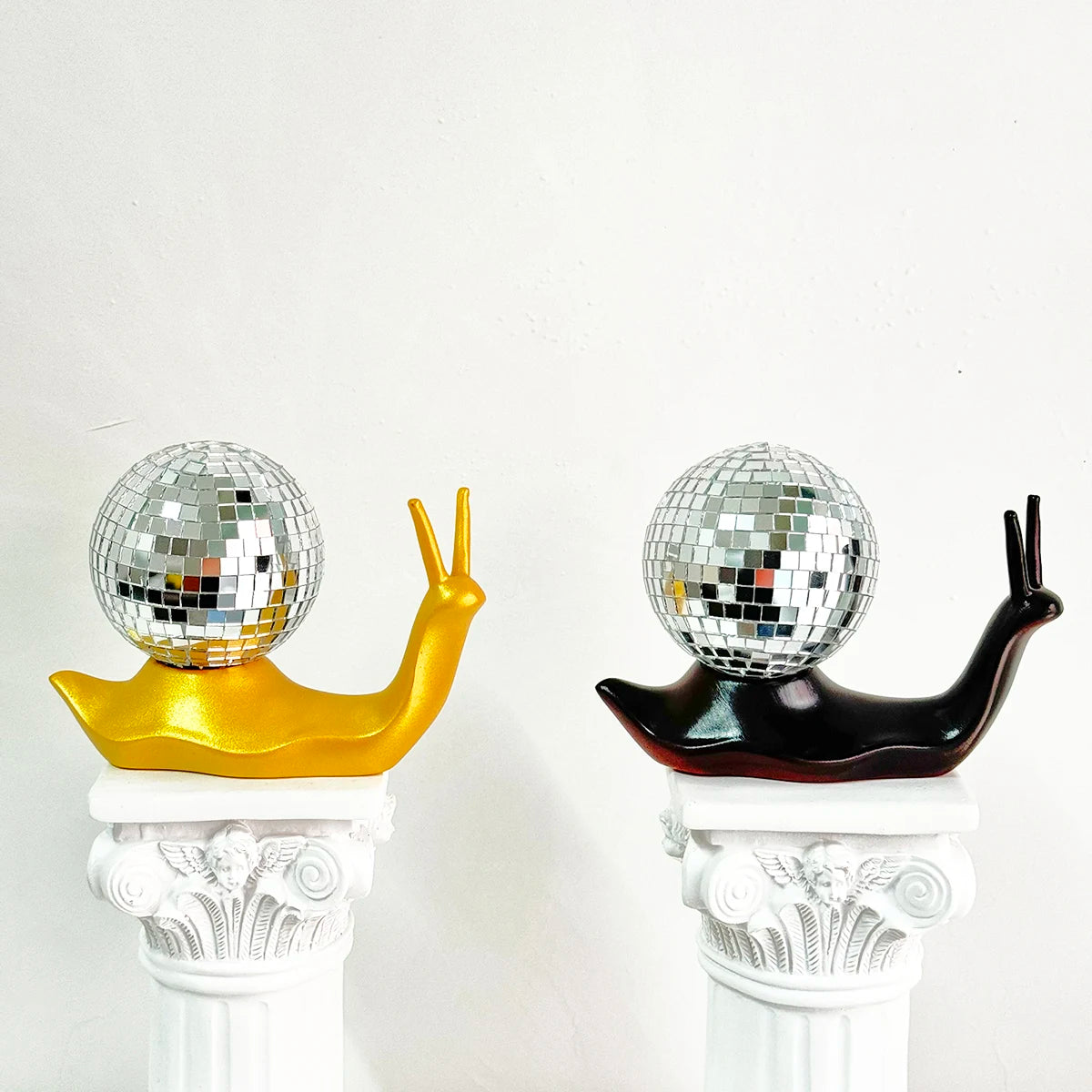 Retro Snail Disco Ball