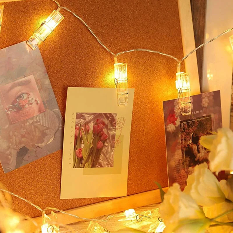 LED Clip-on Photo String Lights