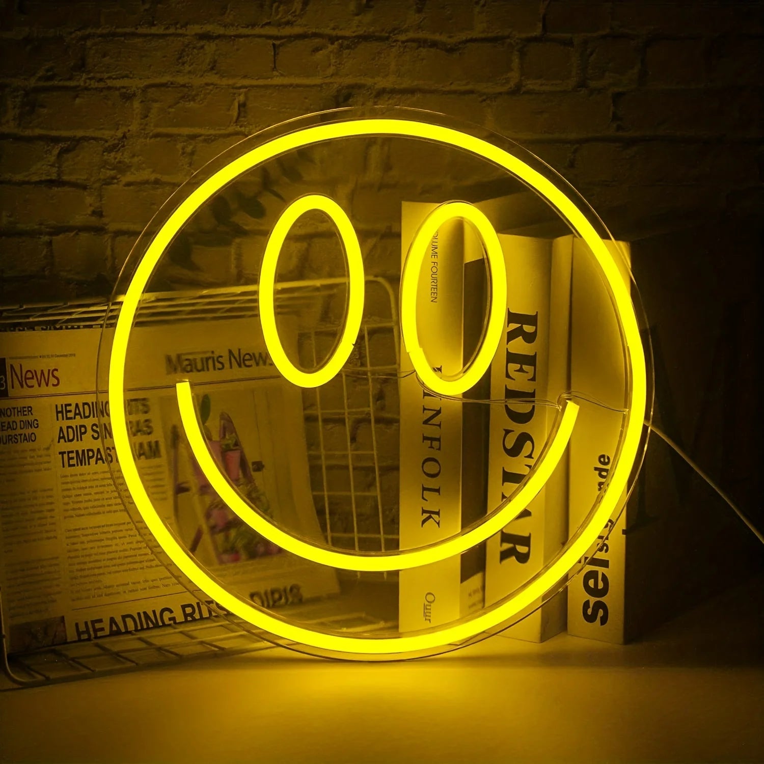Smiley Wall Neon Light USB