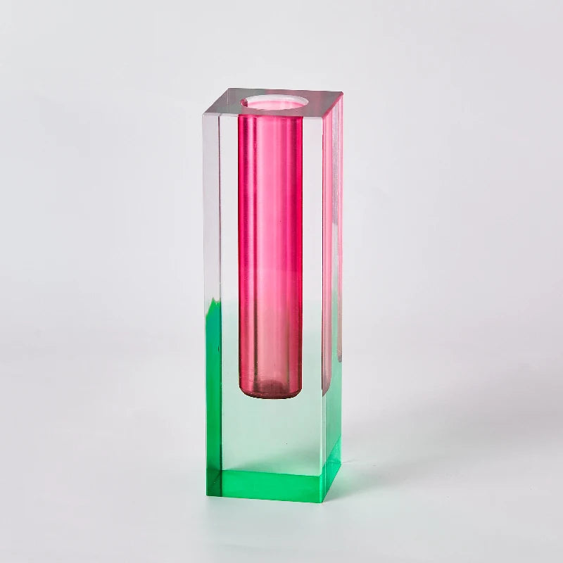 Vase Pilier Arc-en-ciel