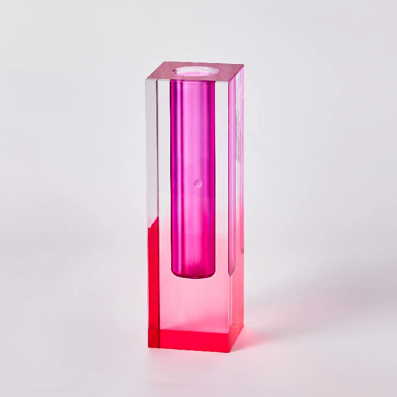 Vase Pilier Arc-en-ciel