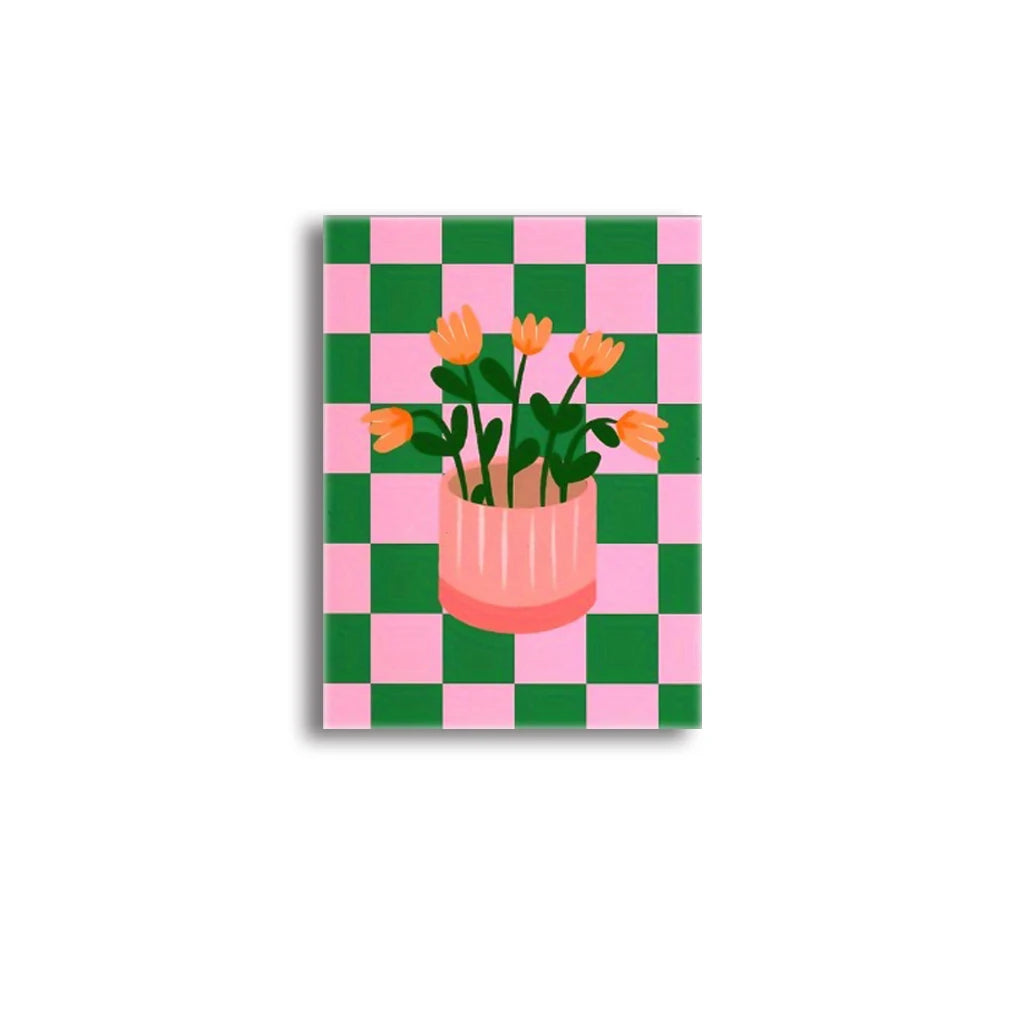 Colorful Flower & Vase Wall Posters