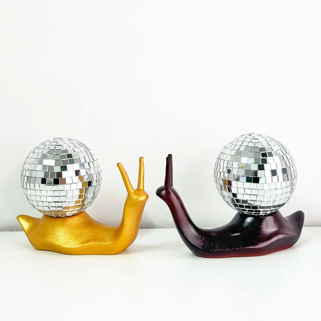 Retro Snail Disco Ball