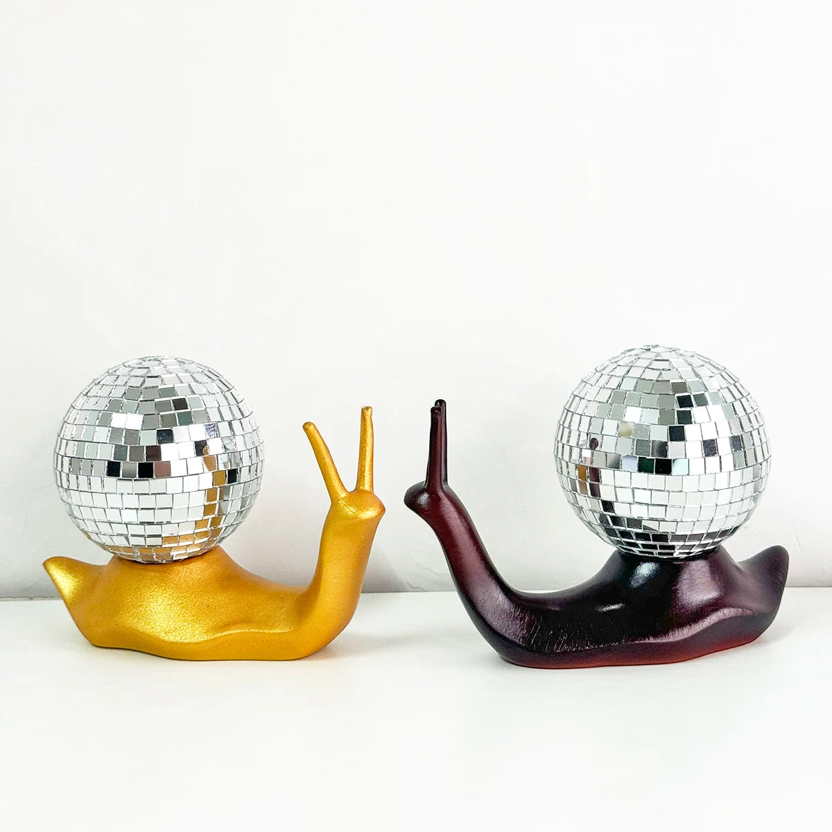 Retro Snail Disco Ball
