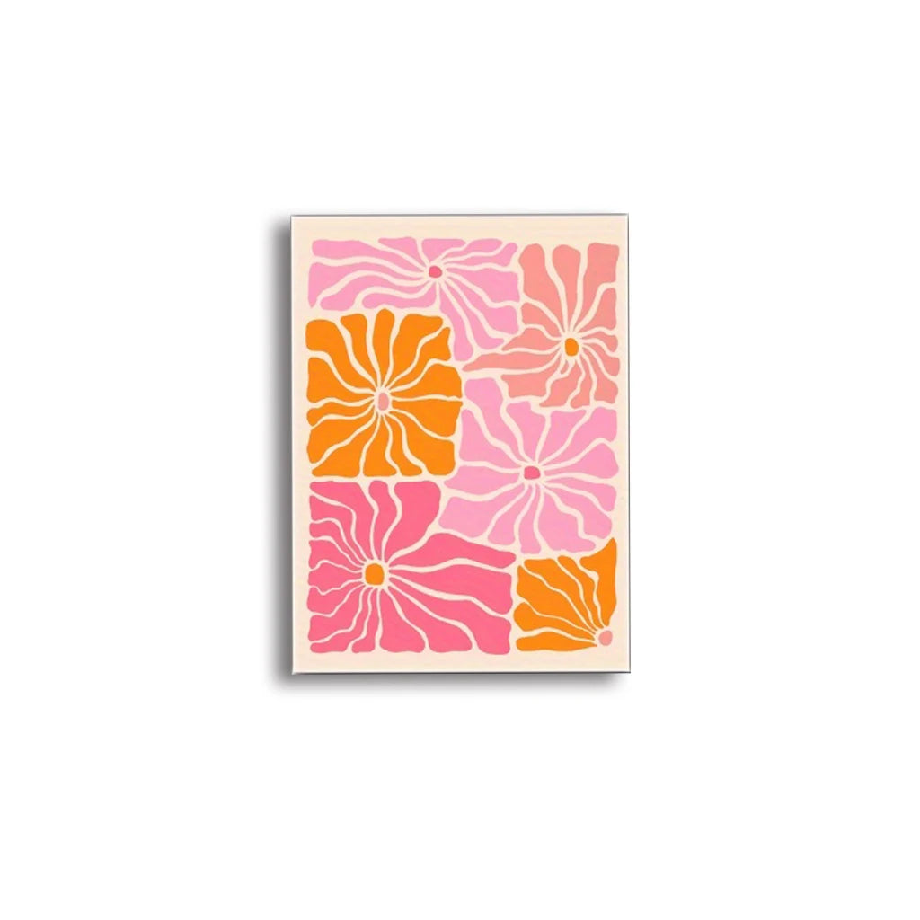 Colorful Flower & Vase Wall Posters
