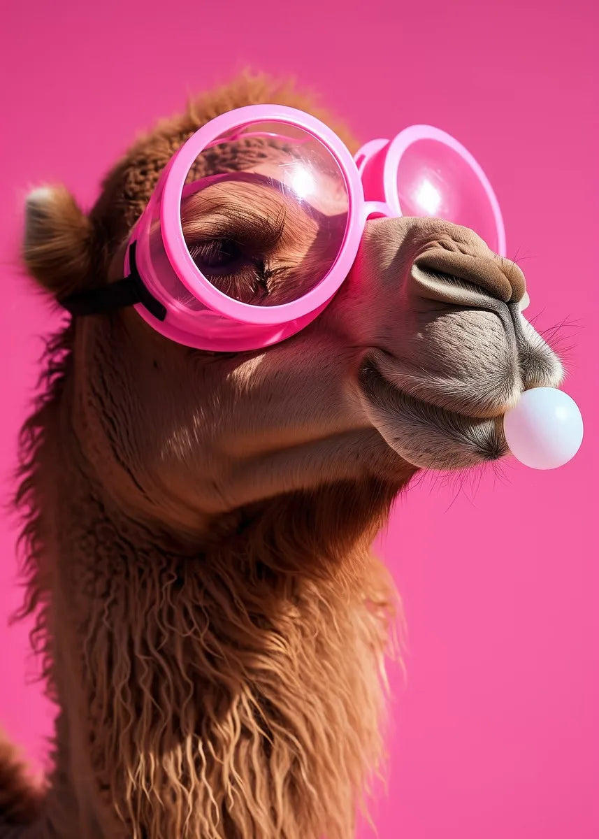 Pop Bubblegum Animal Posters