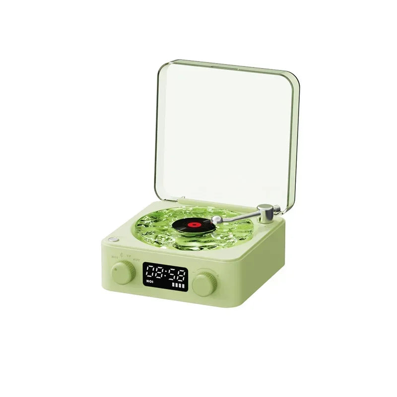 Retro Light-Up Bluetooth Record Player Speaker